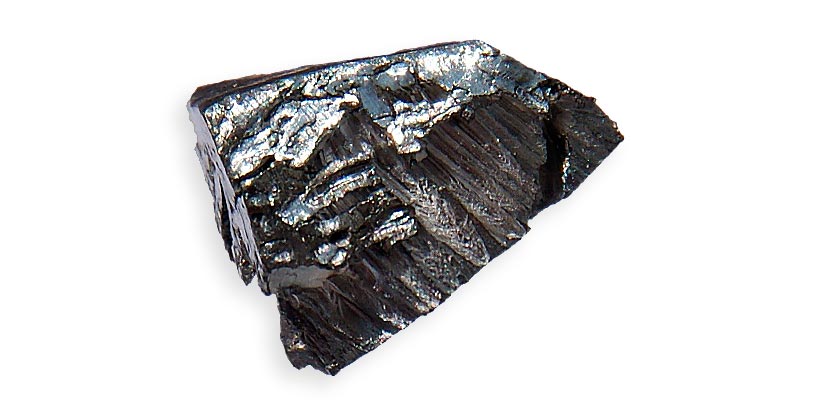 Lutetium Metall - chemisches Element mit dem Symbol Lu Ordnungszahl 71